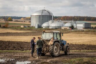 Instalacja biometanowa przy gospodarstwie rolnym na Mazowszu, jesień 2026
